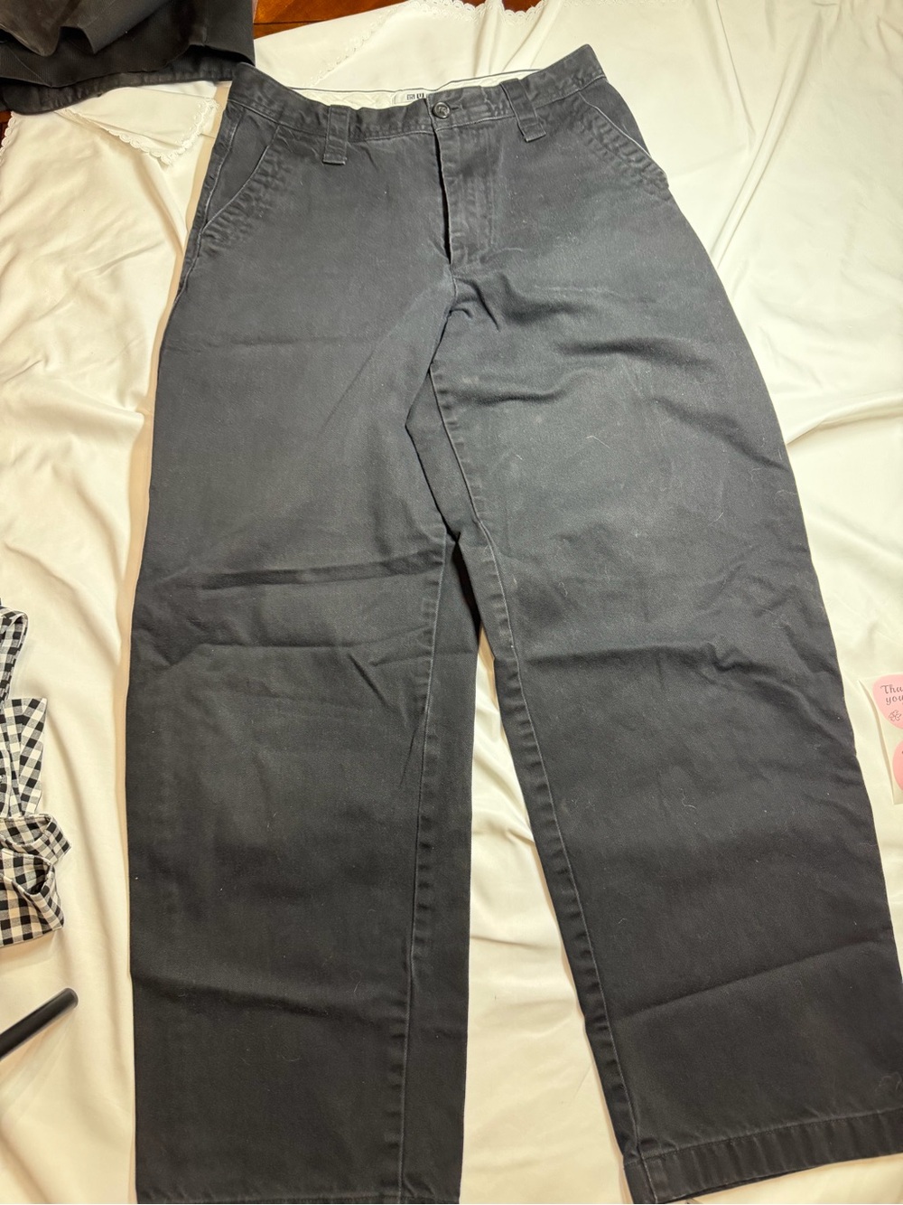 Uniqlo Straight-Leg Pants in Black